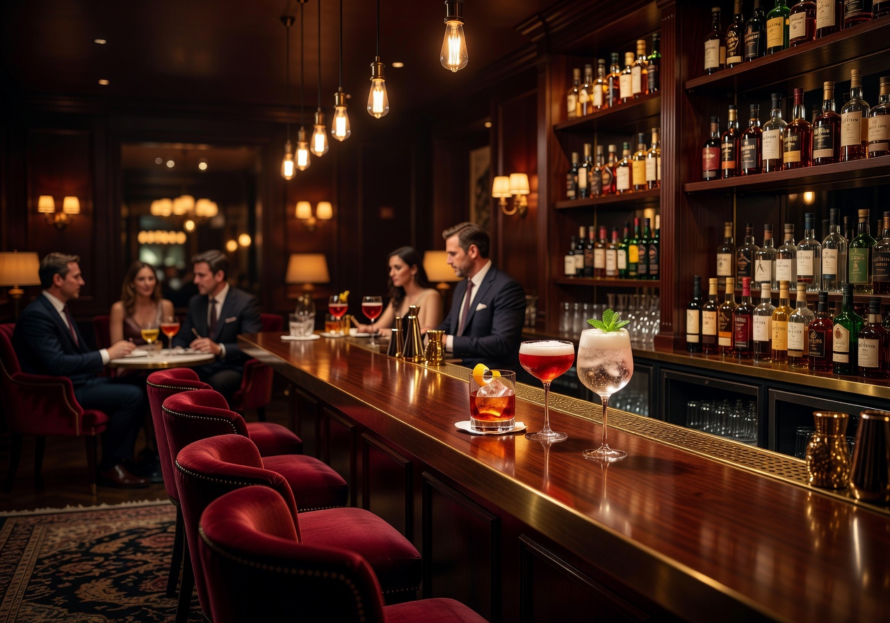 Cocktail lounge premium ambience